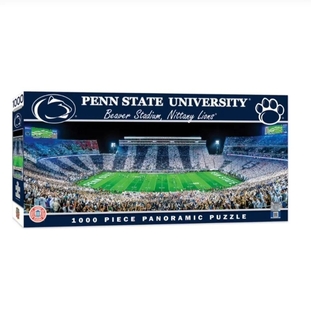 Penn State Beaver Stadium Nittany Lions Football 1000 Piece Panoramic Puzzle New